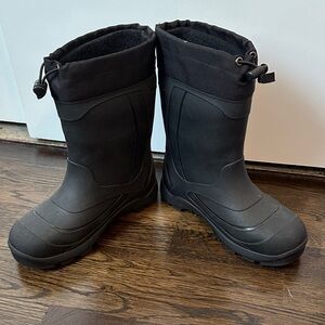 Kamik Black Kids Snow Boots